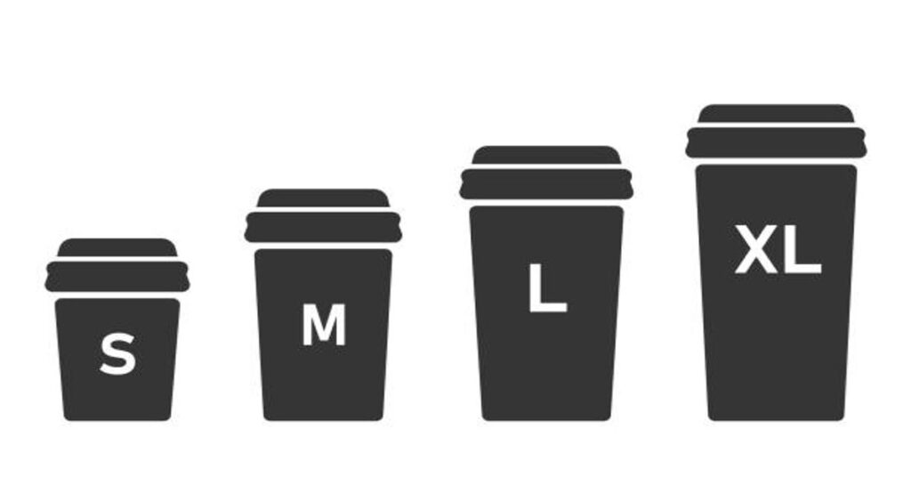 Starbucks Cup Sizes